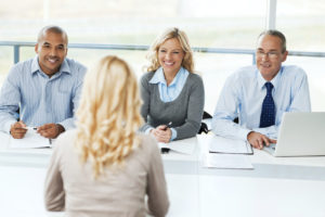 Job interview. Businesswoman having a job interview. [url=http://www.istockphoto.com/search/lightbox/9786622][img]http://dl.dropbox.com/u/40117171/business.jpg[/img][/url]